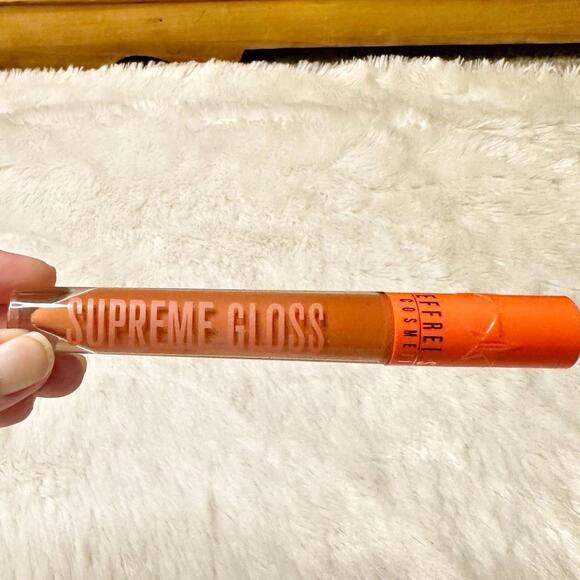 NIB Jeffree Star Supreme Gloss Full Pigment Lip Gloss Nude Garden 5.10ml - Picture 5 of 12